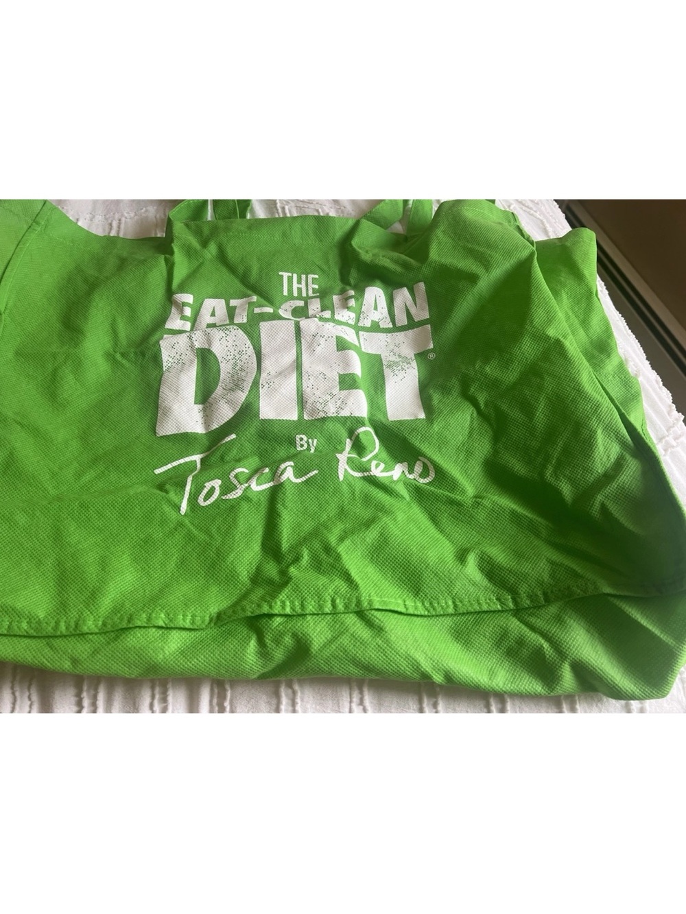 Tosca Reno Eat-clean Diet Green Tote Bag